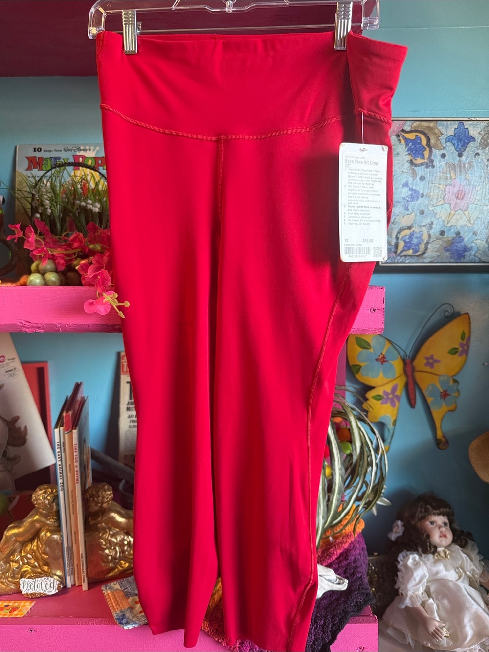 lululemon athletica Red High-Rise Performance Leggings